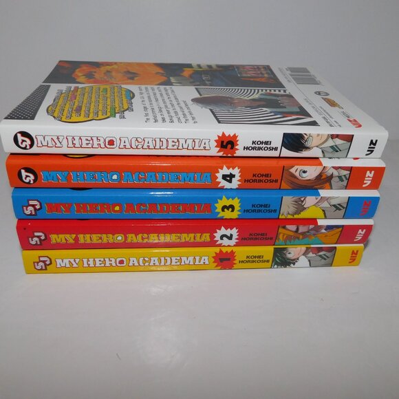 My Hero Academia Book Set 1-5 Magna Novels Kohei Horikoshi Ki-oon Shonen - Picture 5 of 6